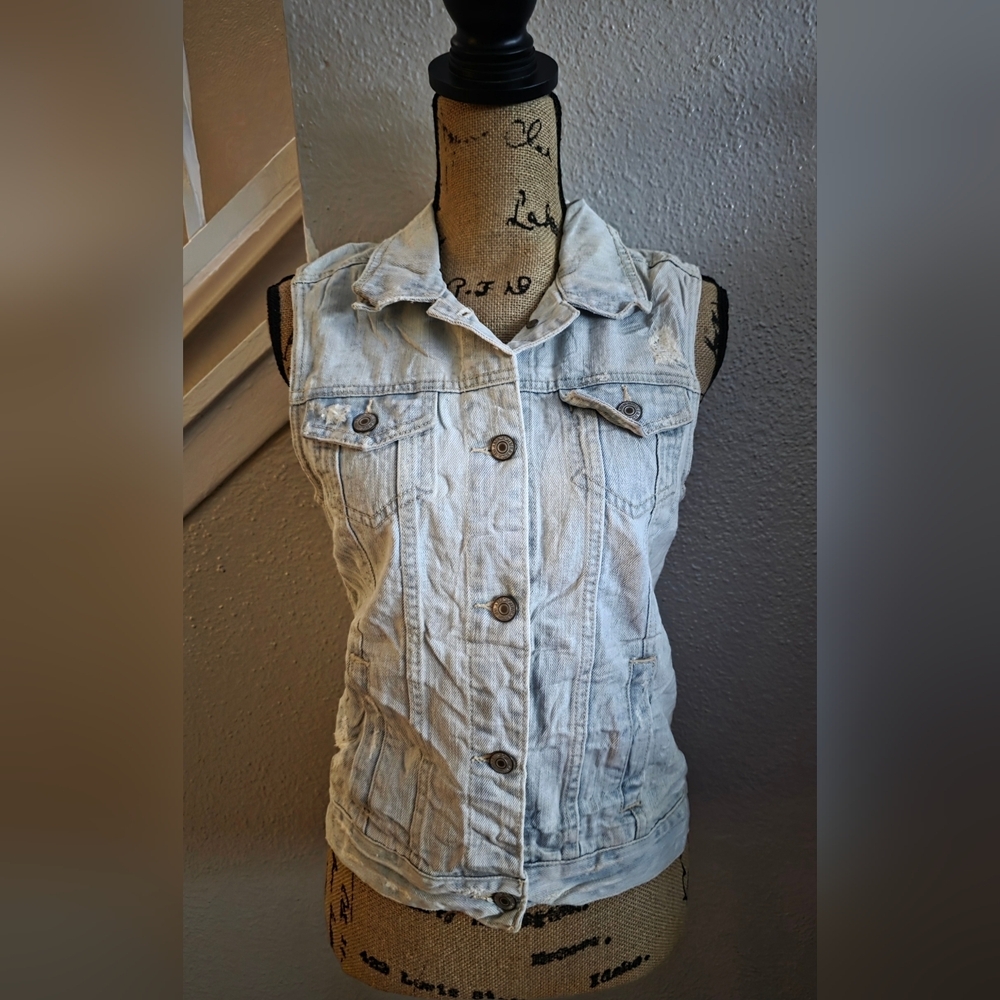 Vintage Abercrombie & Fitch Denim Vest - Y2K - Picture 3 of 4